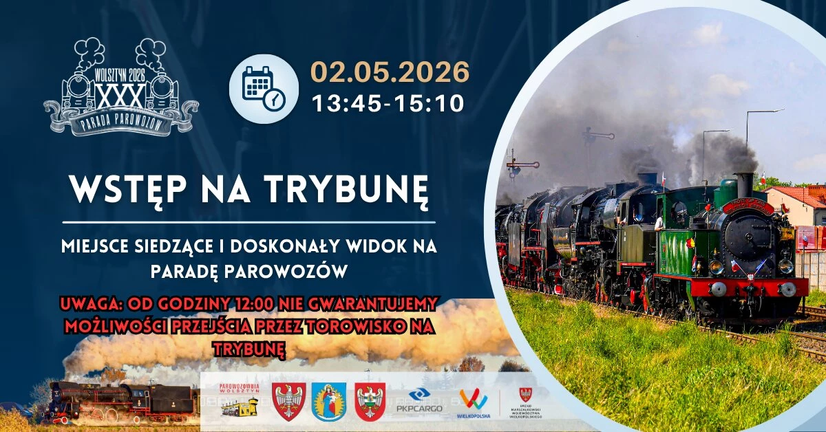 XXX Parada Parowozów w Wolsztynie - trybuna